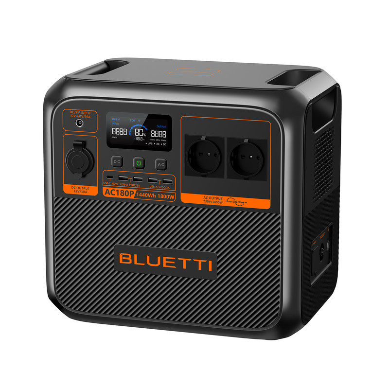 پاور استیشن BLUETTI مدل AC180 مناسب کمپ و سفر