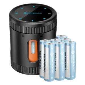 باتری و کیس شارژ باتری Neon پاورولوژی Powerology Neon Smart Battery Charging Case گزینه‌ای کاربردی برای خانه یا محل کار محسوب می‌شود.