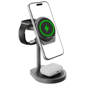 شارژر بی سیم ۳ در ۱ Eifel پاورولوژی Powerology Eifel 3-In-1 Wireless Charger